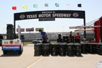 Reifenlager auf dem Texas Motor Speedway