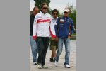 Franck Montagny und Nelson Piquet Jr. (Renault) (Toyota) 