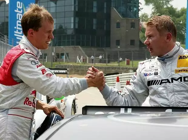 Mattias Ekström, Mika Häkkinen Titel-Bild zur News: Mattias Ekström, Mika Häkkinen