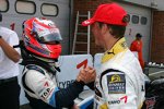 Kamui Kobayashi gratuliert Romain Grosjean (ASM) 