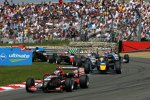 Edoardo Mortara (ASM), Sebastien Buemi (Mücke) und Kamui Kobayashi (Signature) 