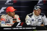 Lewis Hamilton (McLaren-Mercedes) und Alexander Wurz (Williams) 