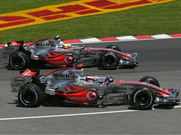 Fernando Alonso und Lewis Hamilton