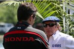 Gil de Ferran (Sportlicher Direktor) (Honda F1 Team) und Jackie Stewart 