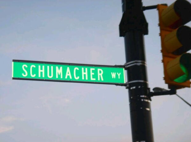 Schumacher-Straße in Indianapolis Schumacher-Straße in Indianapolis