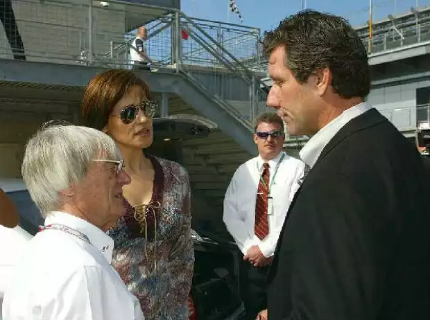 Bernie Ecclestone und Tony George Titel-Bild zur News: Bernie Ecclestone und Tony George