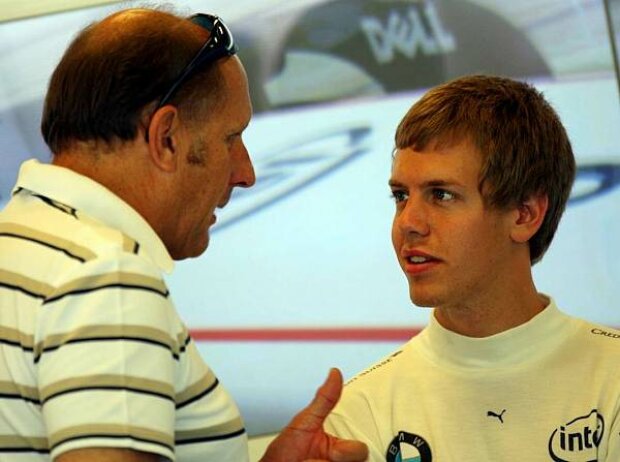 Titel-Bild zur News: Hans-Joachim Stuck und Sebastian Vettel