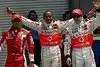 Bild zum Inhalt: USA: Hamilton führt silberne erste Reihe an