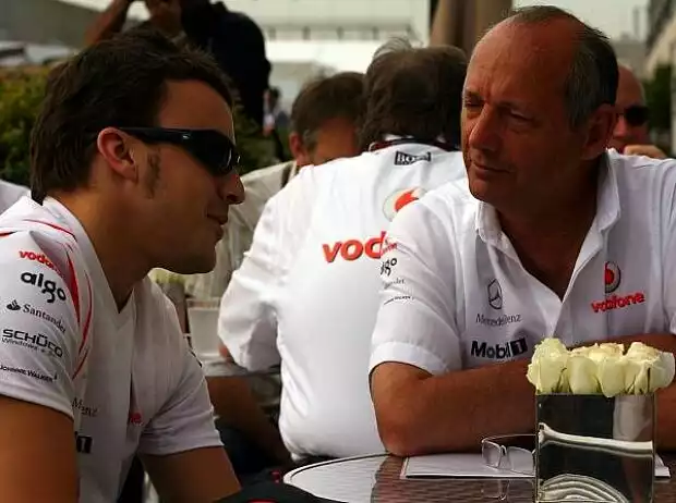 Titel-Bild zur News: Fernando Alonso und Ron Dennis