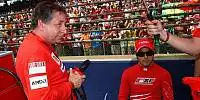 Bild zum Inhalt: Ferrari sieht weiterhin Handlungsbedarf