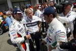 Jörg Müller (BMW Team Germany) und Alessandro Zanardi (BMW Team Italy-Spain) 