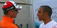 Adrian Sutil und Lewis Hamilton