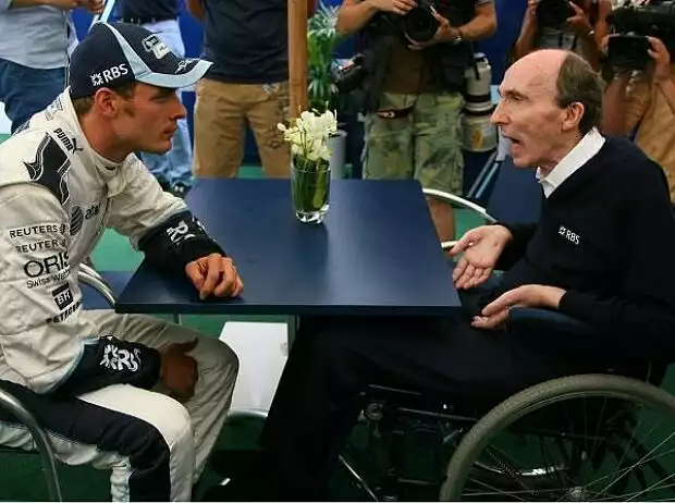 Alexander Wurz und Frank Williams Titel-Bild zur News: Alexander Wurz und Frank Williams