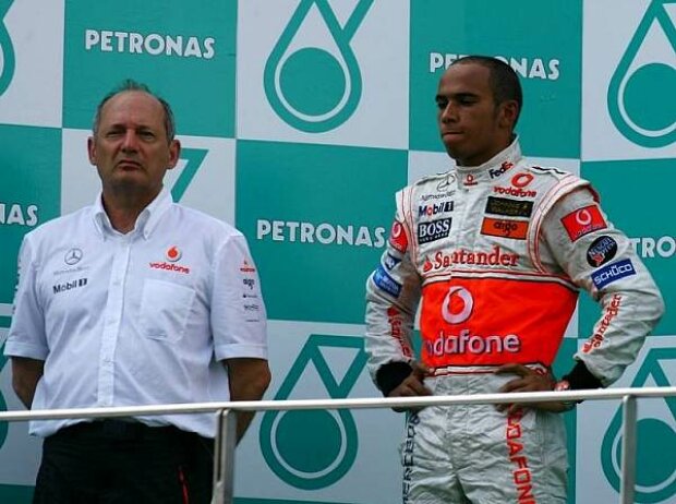 Ron Dennis und Lewis Hamilton