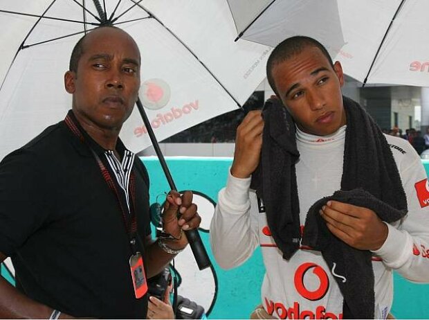 Anthony und Lewis Hamilton