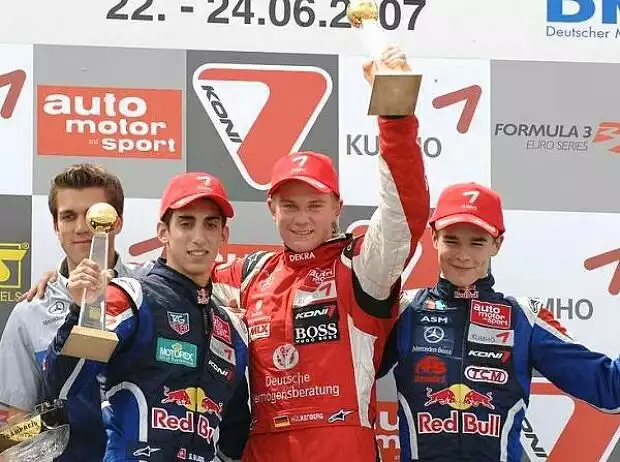 Sebastien Buemi Tom Dillmann Nico Hülkenberg Titel-Bild zur News: Sebastien Buemi Tom Dillmann Nico Hülkenberg
