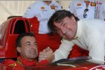 Jean Alesi und Renè Arnoux (Ferrari) 