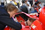 Luca di Montezemolo (Präsident) mit Kimi Räikkönen  (Ferrari) 