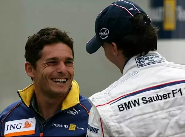 Titel-Bild zur News: Giancarlo Fisichella mit Robert Kubica