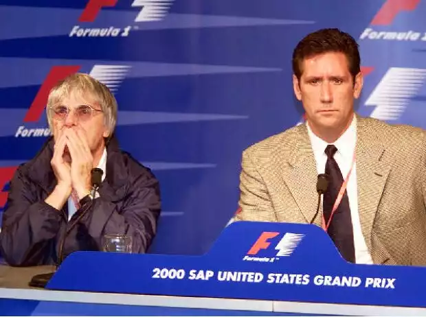 Bernie Ecclestone und Tony George Titel-Bild zur News: Bernie Ecclestone und Tony George
