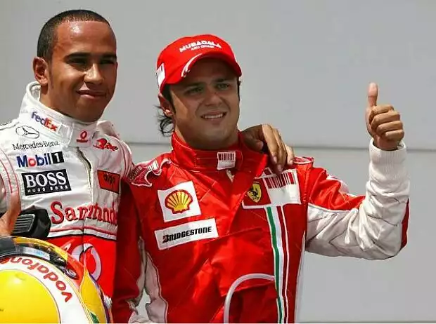 Lewis Hamilton mit Felipe Massa Titel-Bild zur News: Lewis Hamilton mit Felipe Massa