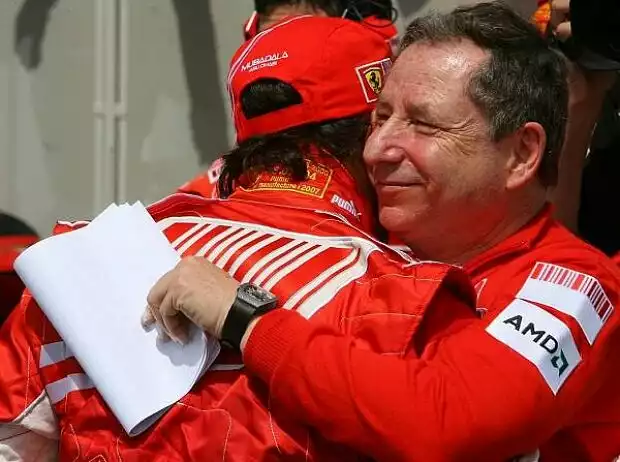 Titel-Bild zur News: Jean Todt mit Felipe Massa
