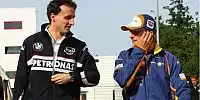Robert Kubica und Heikki Kovalainen