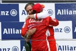 Felipe Massa und Mario Almondo (Technischer Direktor) (Ferrari) 