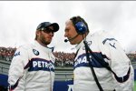 Nick Heidfeld und Willy Rampf (Technischer Direktor) (BMW Sauber F1 Team) 