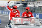 Kimi Räikkönen und Felipe Massa (Ferrari) 