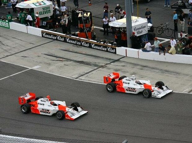 Helio Castroneves Sam Hornish Jr. Penske Helio Castroneves Sam Hornish Jr. Penske