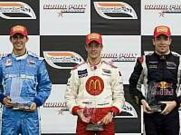 Graham Rahal Sébastien Bourdais Robert Doornbos Titel-Bild zur News: Graham Rahal Sébastien Bourdais Robert Doornbos
