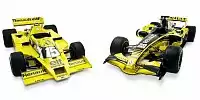 Renault RS01 und R27 in Speziallackierung