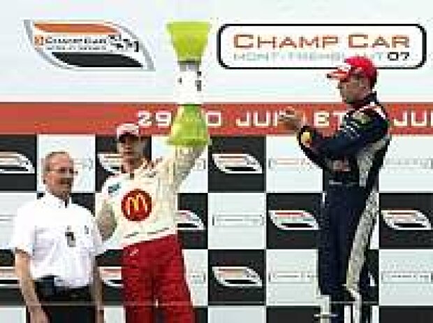 Sébastien Bourdais und Robert Doornbos Sébastien Bourdais und Robert Doornbos