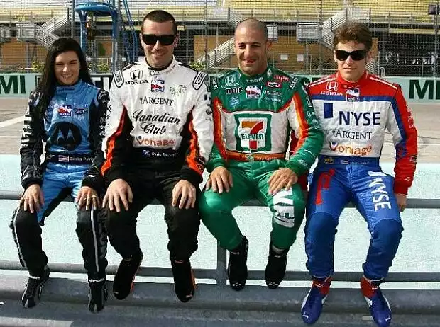 Patrick Franchitti Kanaan Andretti Titel-Bild zur News: Patrick Franchitti Kanaan Andretti