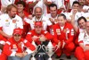 Bild zum Inhalt: Ferrari feiert einen "majestätischen Räikkönen"