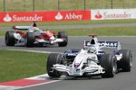 Nick Heidfeld (BMW Sauber F1 Team) vor Ralf Schumacher (Toyota) 