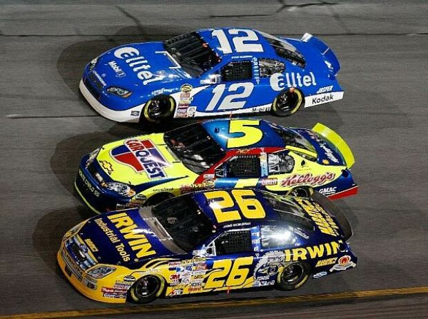 Ryan Newman Kyle Busch Jamie McMurray