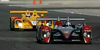 Audi R10 TDI vor einem Porsche RS Spyder