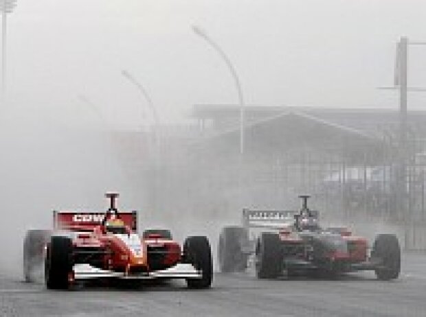 Justin Wilson und Robert Doornbos