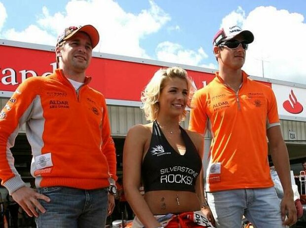 Christijan Albers, Gemma Atkinson und Adrian Sutil Christijan Albers, Gemma Atkinson und Adrian Sutil
