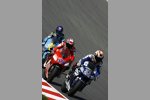 Marco Melandri vor Casey Stoner und John Hopkins