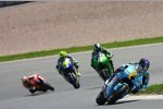  Chris Vermeulen vor Randy De Puniet, Valentino Rossi und Nicky Hayden