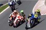  Valentino Rossi vor Alex Barros und Nicky Hayden