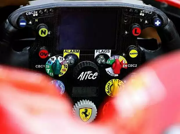 Ferrari-Lenkrad Titel-Bild zur News: Ferrari-Lenkrad