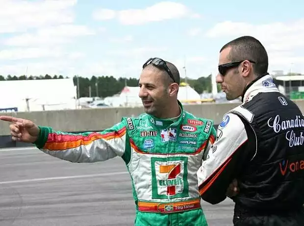 Dario Franchitti Tony Kanaan Titel-Bild zur News: Dario Franchitti Tony Kanaan