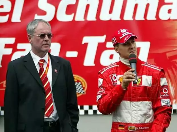 Walter Kafitz und Michael Schumacher Titel-Bild zur News: Walter Kafitz und Michael Schumacher