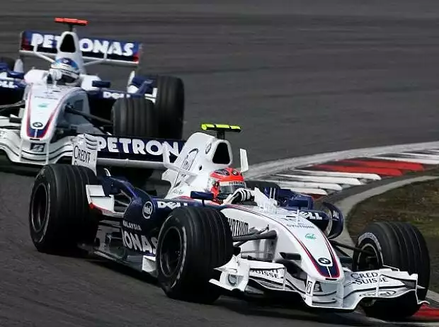 Robert Kubica vor Nick Heidfeld Titel-Bild zur News: Robert Kubica vor Nick Heidfeld
