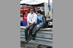 Michael Andretti im Gespräch mit Danica Patrick