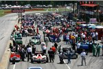 Boxengasse von Mid-Ohio vor dem Start